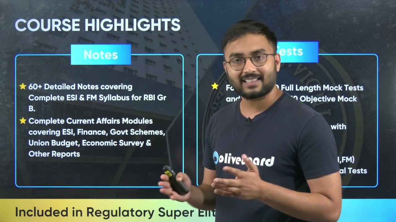 OliveBoard | RBI Grade B 2024 Learn Pack